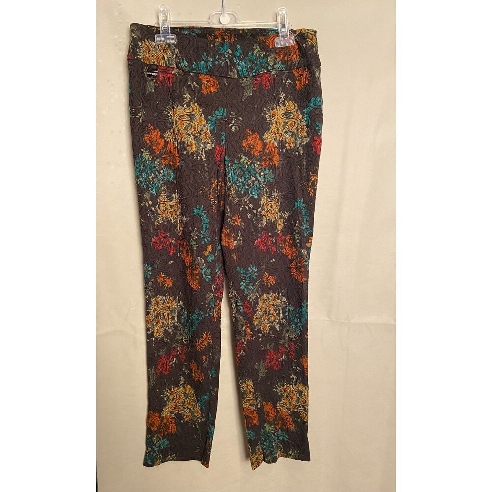 Lisette L - Boho-Chic Paisley Print Pants, Size 12 - Picture 2 of 5